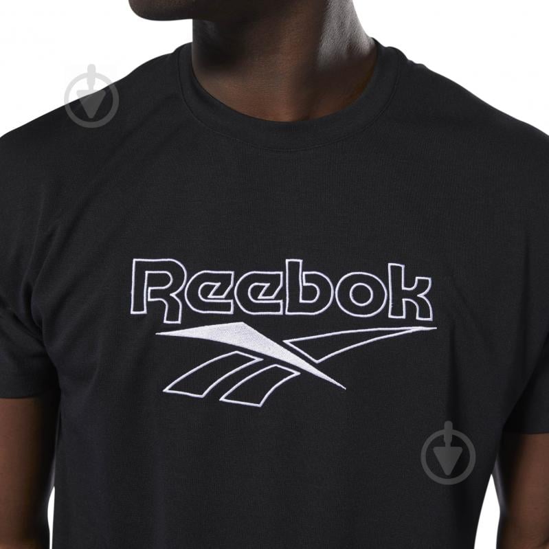 Футболка Reebok CL V UNISEX TEE DT8245 S черный - фото 6