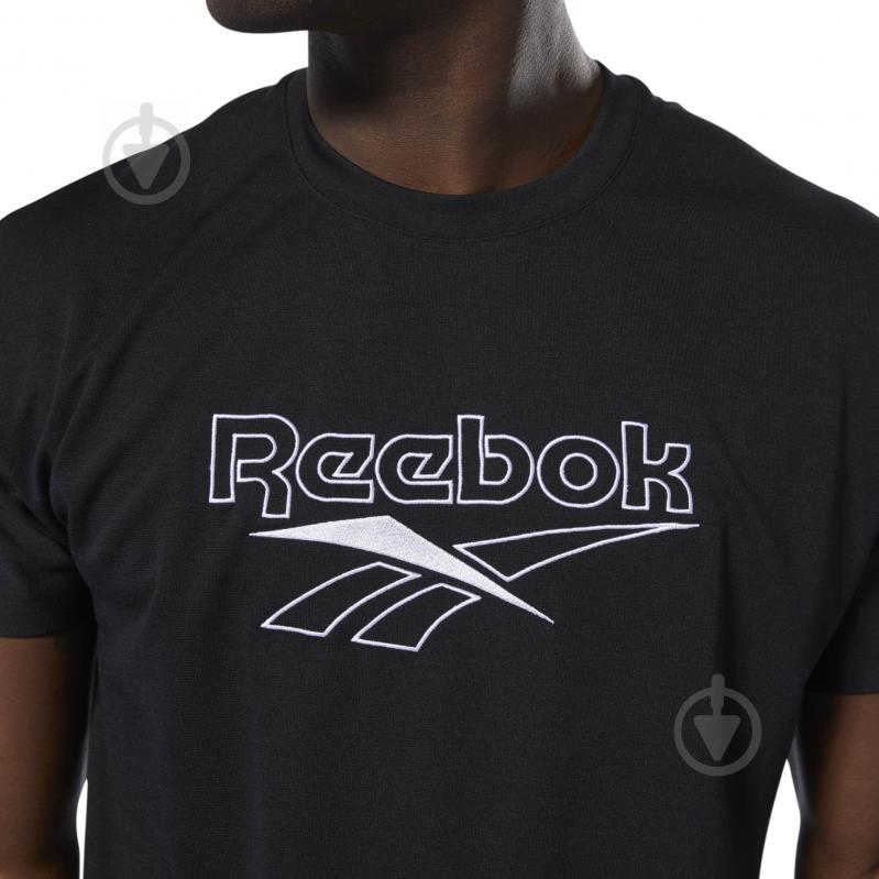 Футболка Reebok CL V UNISEX TEE DT8245 р.XL черный - фото 6