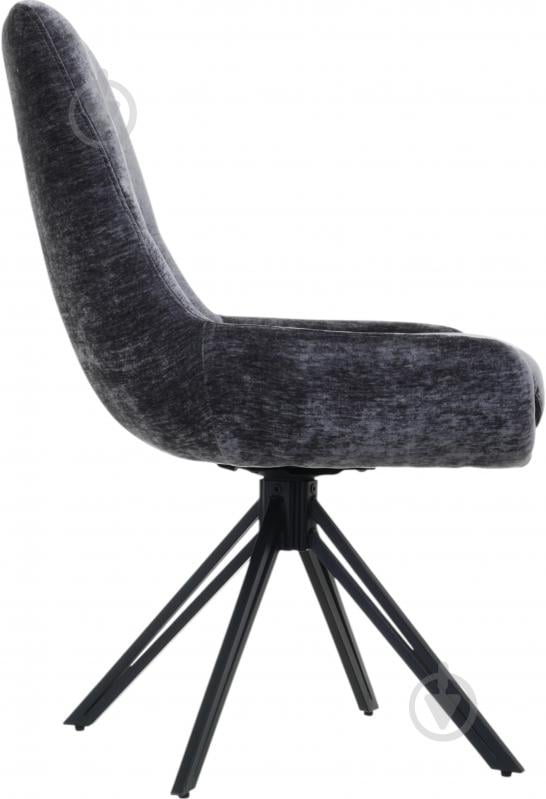 Кресло Центр Меблів Callas BFT-1213 ткань Chloe 5 Ash синий / черный - фото 4
