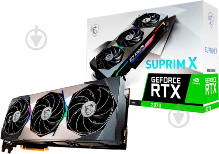 Видеокарта MSI GeForce RTX 3070 8GB GDDR6 256bit (RTX 3070 SUPRIM X 8G) - фото 5