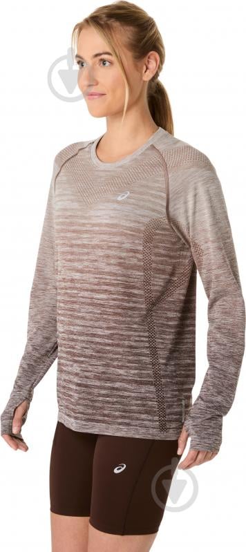 Лонгслів Asics SEAMLESS LS TOP 2012C392-021 р.M коричневий - фото 3 Лонгслів Asics SEAMLESS LS TOP 2012C392-021 р.M коричневий - фото 3