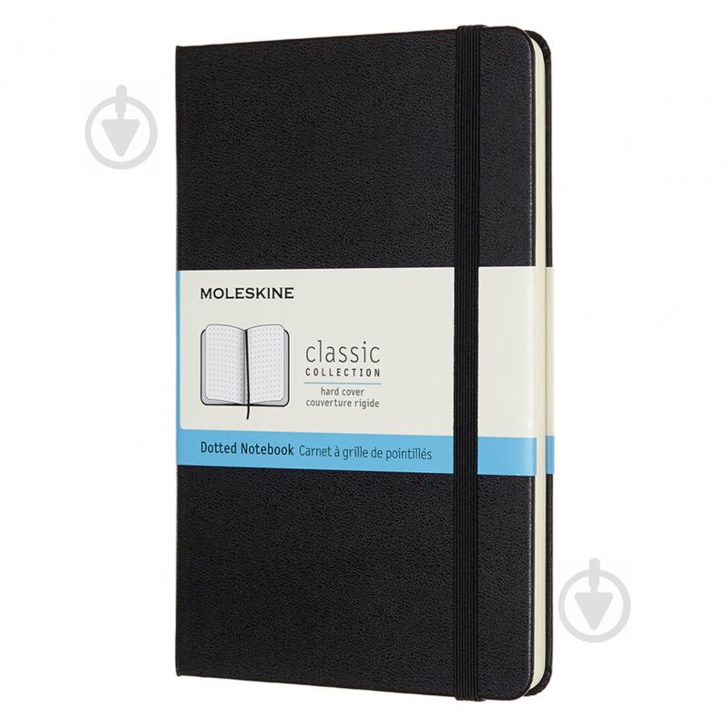 Нотатник Classic 11,5х18 см точка чорний QP053 Moleskine - фото 1