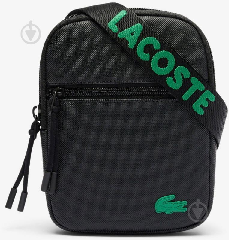 Сумка через плече Lacoste NH4679TX-N71 чорний - фото 1 Сумка через плече Lacoste NH4679TX-N71 чорний - фото 1