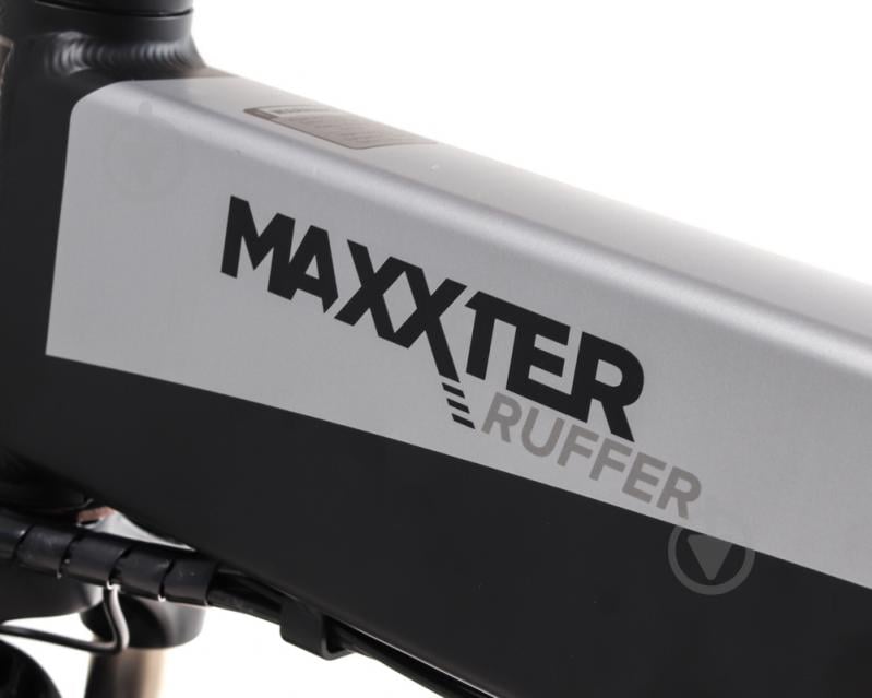 Електровелосипед Maxxter Ruffer black/silver - фото 7