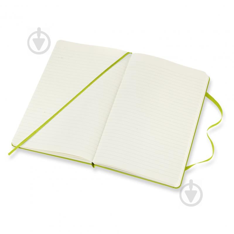 Блокнот для записей Classic 13х21 см линия лимонный зеленый QP060C2 Moleskine - фото 4