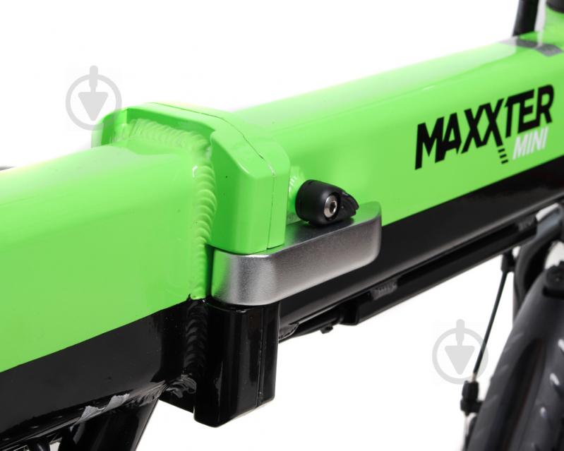 Электровелосипед Maxxter Mini black/green - фото 9