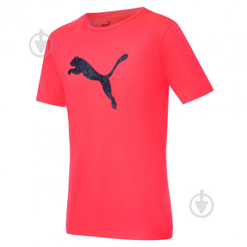 Футболка Puma individualRISE Logo Tee 65753043 р.M рожевий - фото 1