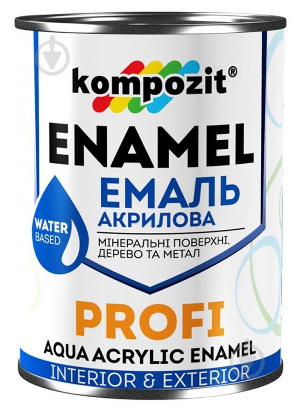 Эмаль Kompozit акриловая Profi база С база под тонировку глянец 2,7 л - фото 1