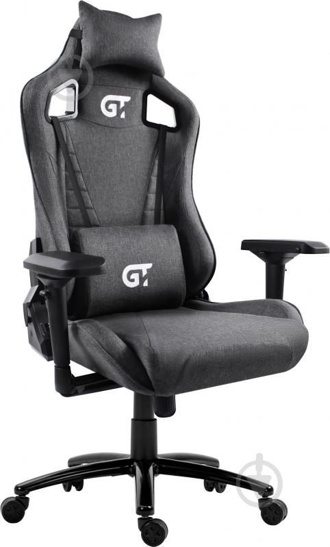 Кресло игровое GT Racer X-5113F серый - фото 2