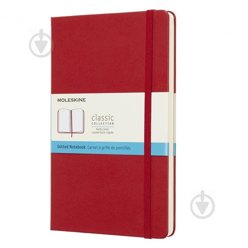 Блокнот для записей Classic 13х21 см точка красный QP066F2 Moleskine - фото 1