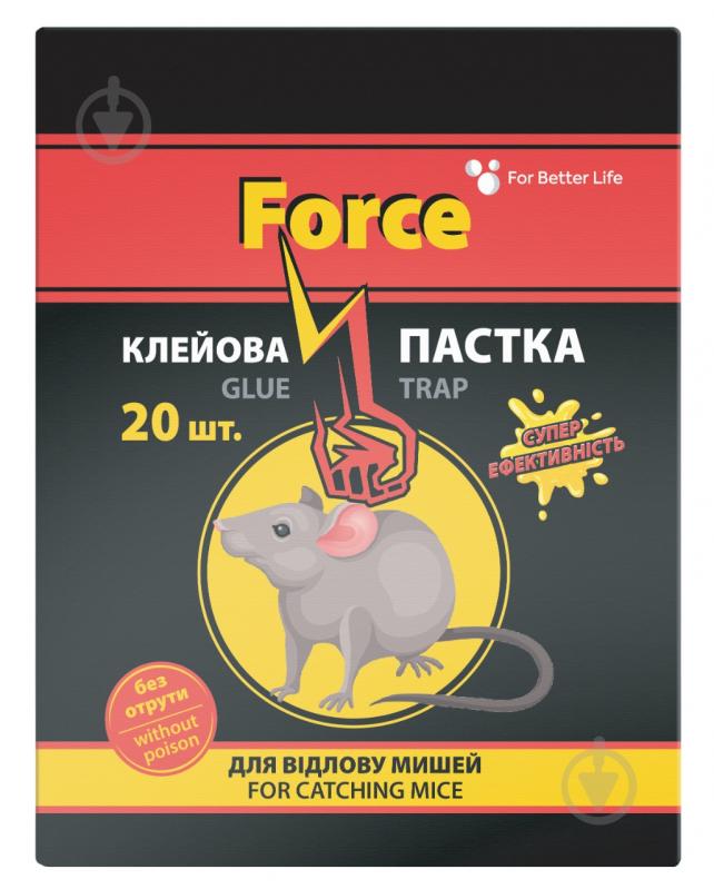 Пастка клейова Force для відлову мишей - фото 1