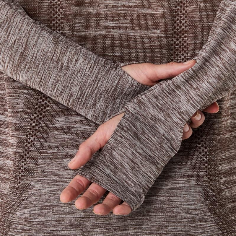 Лонгслів Asics SEAMLESS LS TOP 2012C392-021 р.S коричневий - фото 6 Лонгслів Asics SEAMLESS LS TOP 2012C392-021 р.S коричневий - фото 6