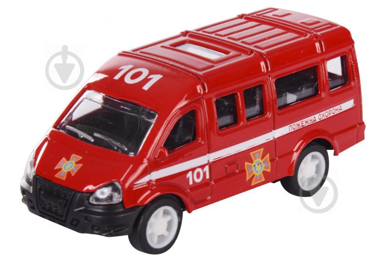 Автомодель Автопром 1:64 Пожежна техніка (асортимент) 6424 - фото 4