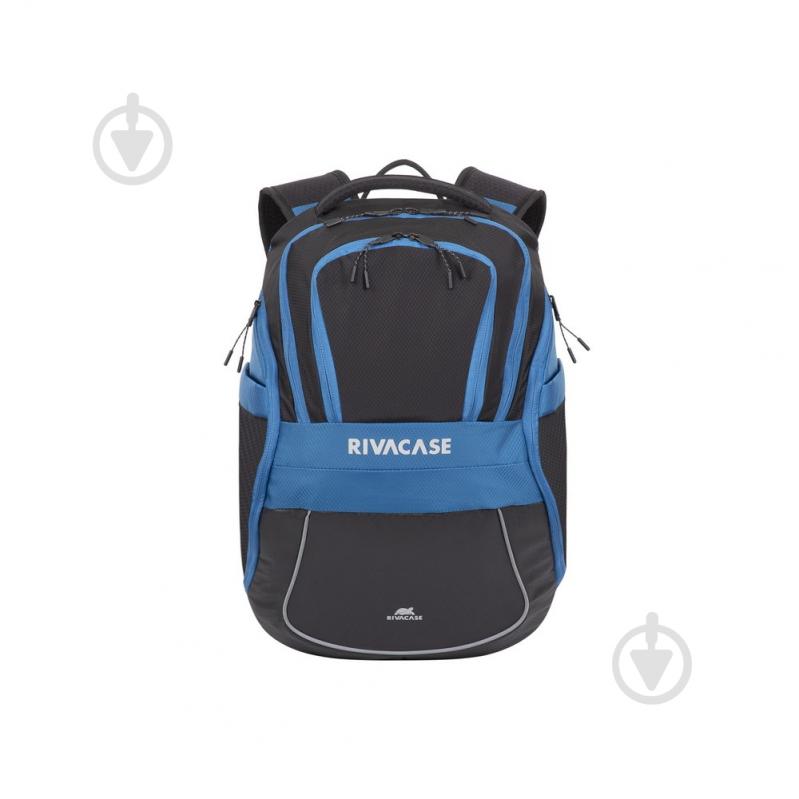 Рюкзак для ноутбука RivaCase 15.6" (5225 (Black/blue)) - фото 2 Рюкзак для ноутбука RivaCase 15.6" (5225 (Black/blue)) - фото 2