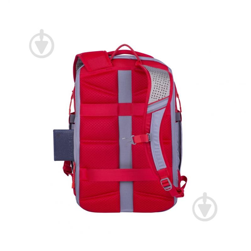 Рюкзак для ноутбука RivaCase 15.6" (5225 (Grey/red)) - фото 5