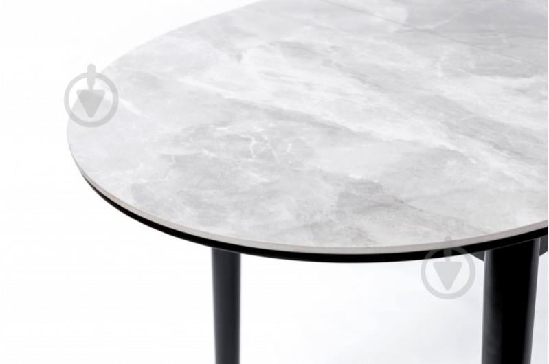 Стол обеденный Мікс Меблі Титан XS-1309 (керамика, глянец) 1100(1400)x750x760мм бетон/черный - фото 2 Стол обеденный Мікс Меблі Титан XS-1309 (керамика, глянец) 1100(1400)x750x760мм бетон/черный - фото 2