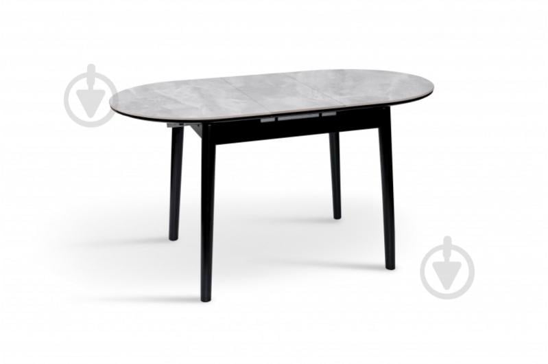 Стол обеденный Мікс Меблі Титан XS-1309 (керамика, глянец) 1100(1400)x750x760мм бетон/черный - фото 1 Стол обеденный Мікс Меблі Титан XS-1309 (керамика, глянец) 1100(1400)x750x760мм бетон/черный - фото 1