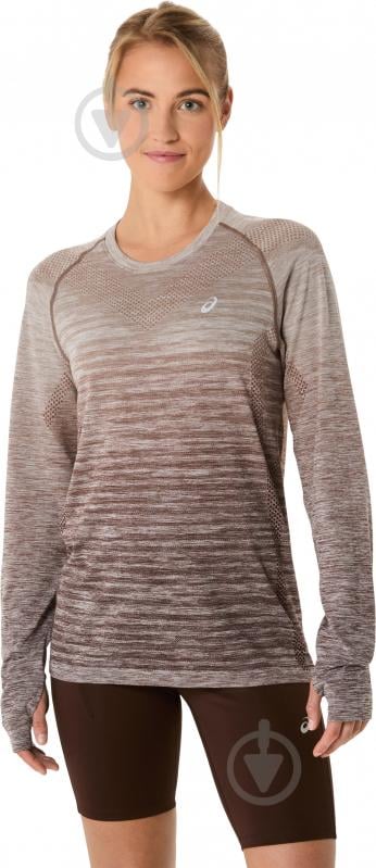 Лонгслив Asics SEAMLESS LS TOP 2012C392-021 р.XS коричневый - фото 1 Лонгслив Asics SEAMLESS LS TOP 2012C392-021 р.XS коричневый - фото 1