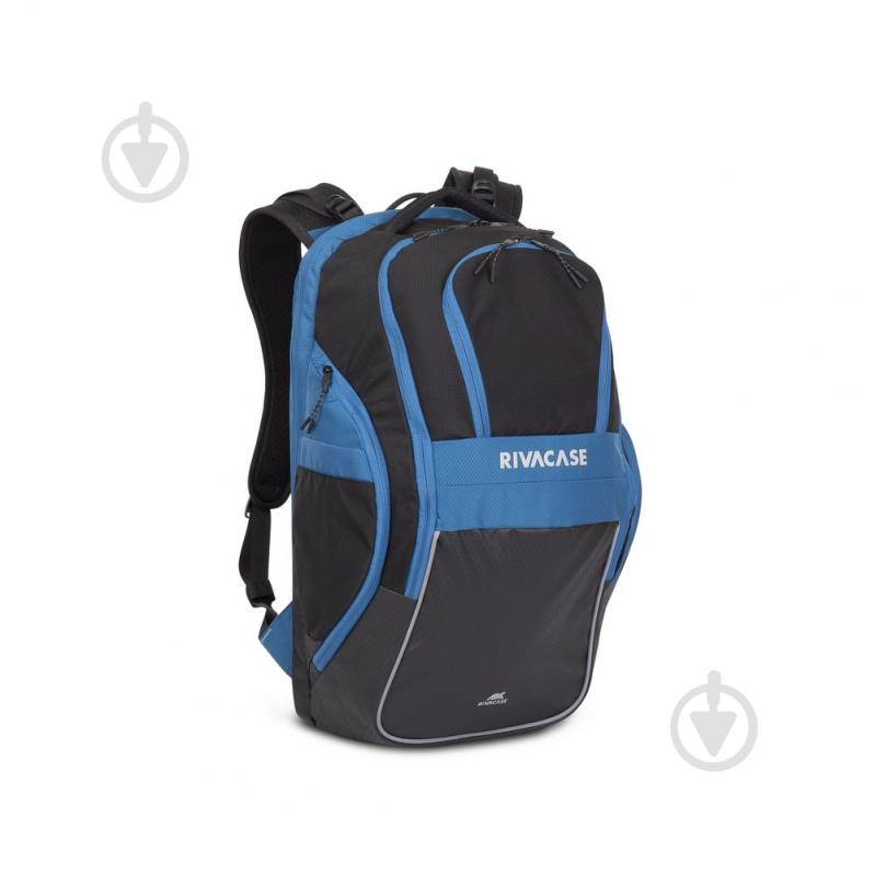 Рюкзак для ноутбука RivaCase 17.3" (5265 (Black/blue)) - фото 2