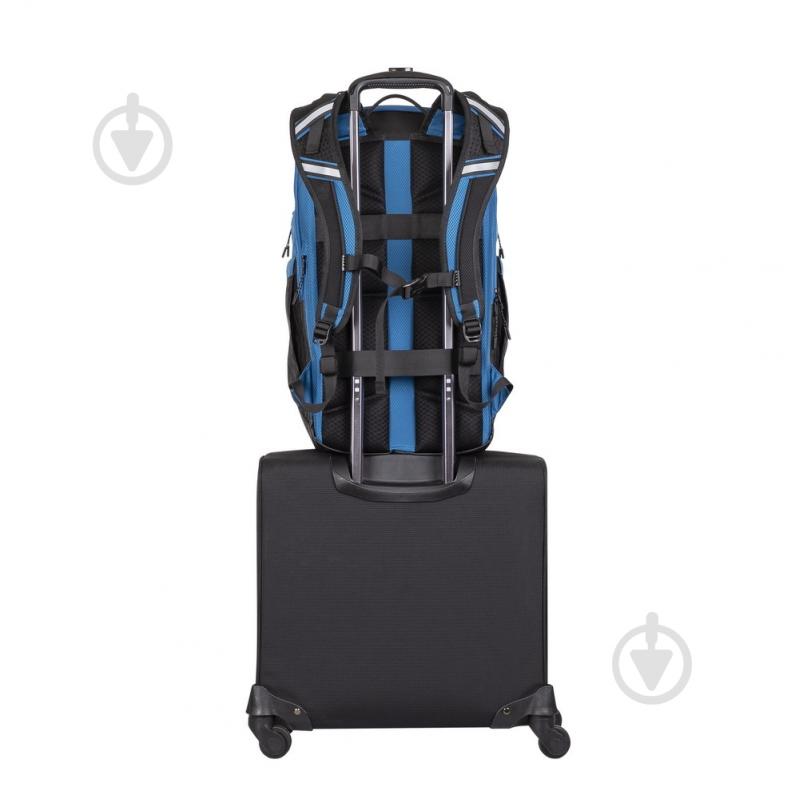 Рюкзак для ноутбука RivaCase 17.3" (5265 (Black/blue)) - фото 7
