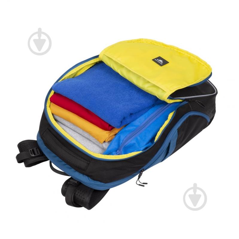 Рюкзак для ноутбука RivaCase 17.3" (5265 (Black/blue)) - фото 5