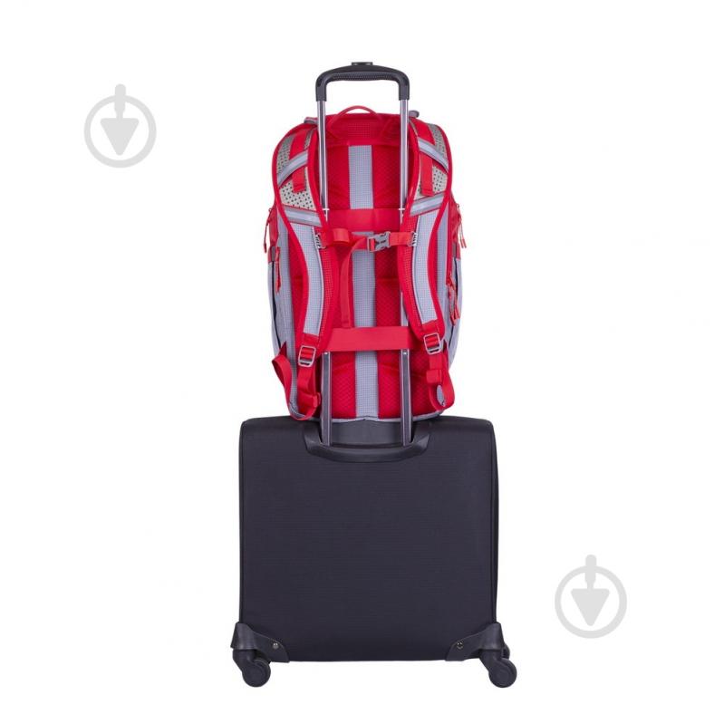 Рюкзак для ноутбука RivaCase 17.3" (5265 (Grey/red)) - фото 10