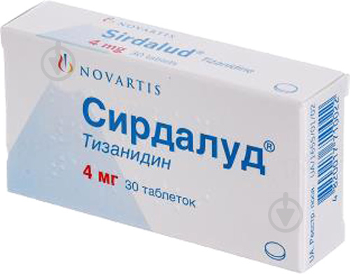 Сирдалуд №30 (10х3) таблетки 4 мг - фото 1