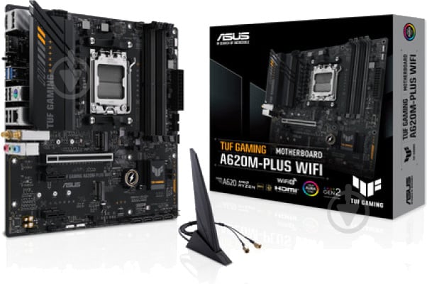 Материнская плата Asus 90MB1F00-M0EAY0 (Socket AM5, AMD A620, micro ATX) - фото 7