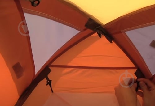 Палатка туристическая Easy Camp Meteor 300 Gold Red 120358 - фото 4