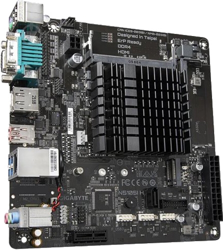 Материнская плата Gigabyte N5105I H (Integrated CPU, mini ITX) - фото 2