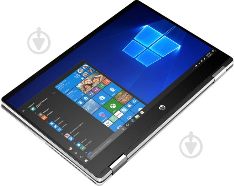 Ноутбук HP Pavilion x360 14" (7VW45EA) silver - фото 4