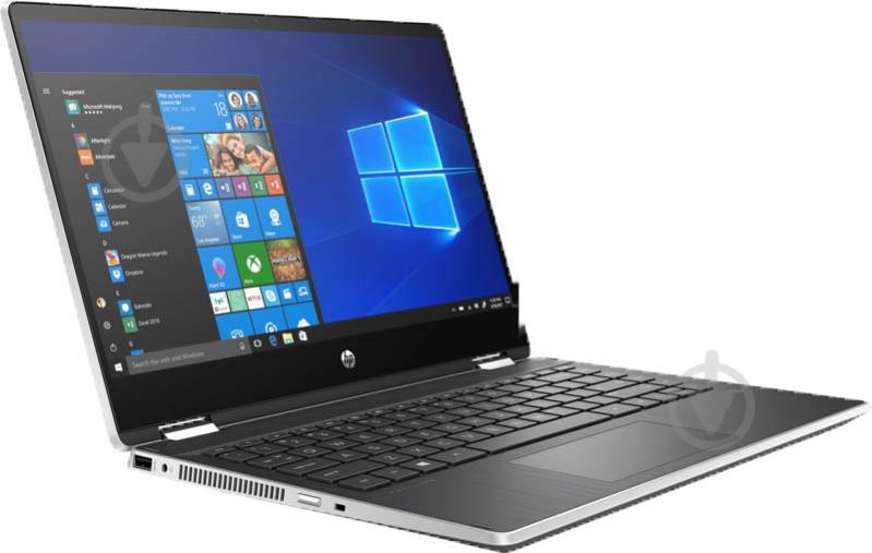 Ноутбук HP Pavilion x360 14" (7VW45EA) silver - фото 1