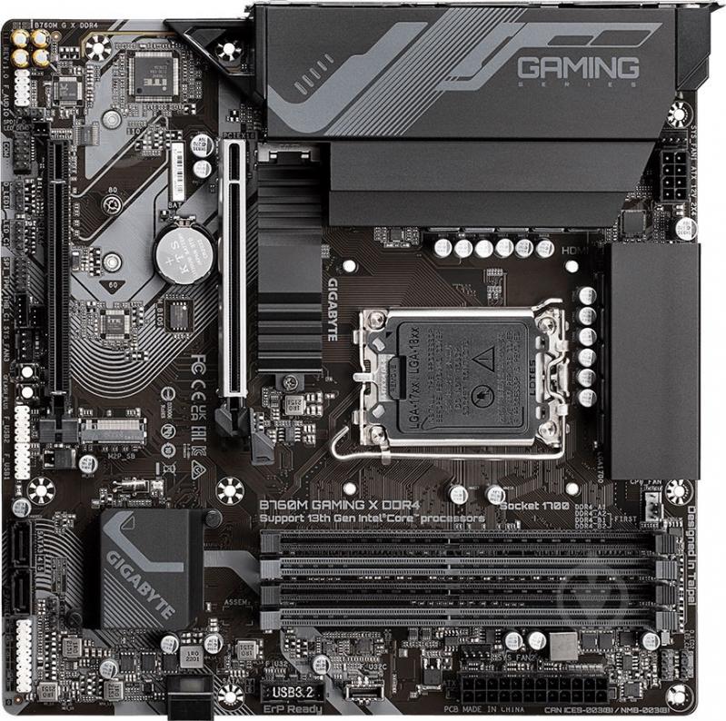 Материнская плата Gigabyte B760M GAMING X DDR4 (Socket 1700, Intel B760, micro ATX) - фото 5