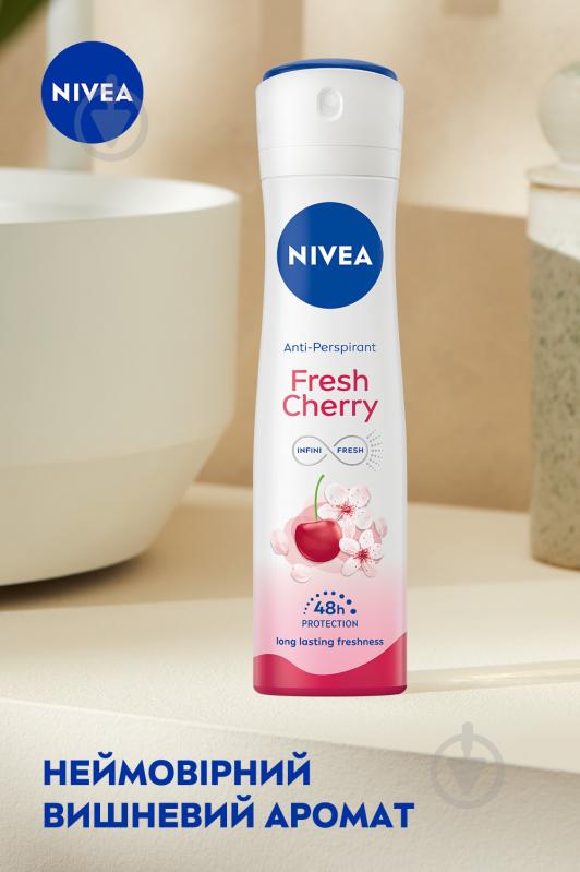 Антиперспірант Nivea Свіжа вишня 150 мл - фото 5