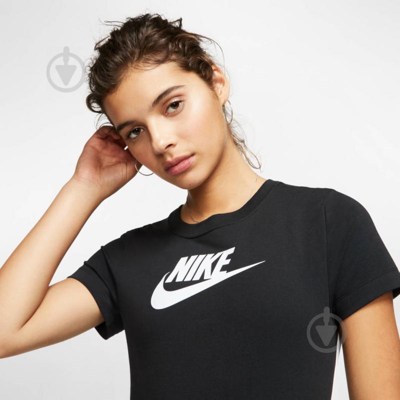 Боди Nike W NSW HRTG BODYSUIT SS CJ2355-010 XS черный - фото 6