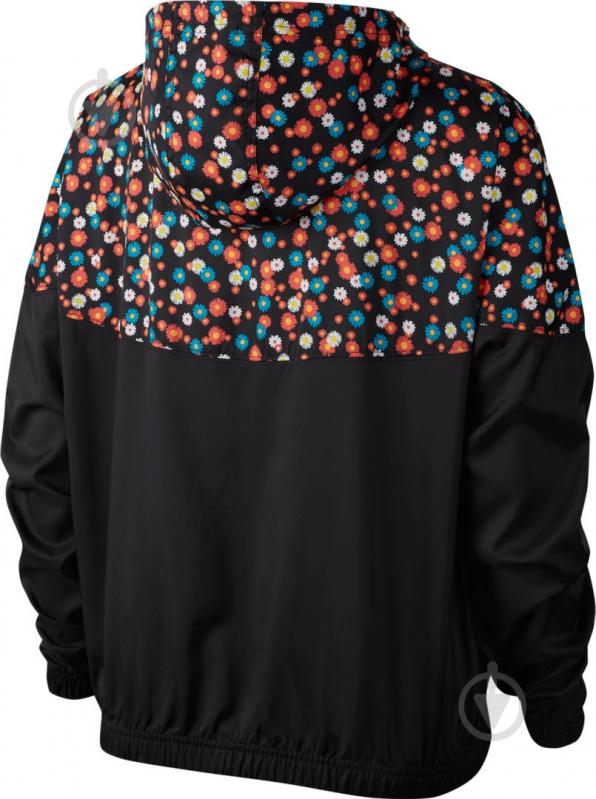 Джемпер Nike W NSW HRTG JKT WVN FLORAL CJ2471-010 р. XL черный - фото 2
