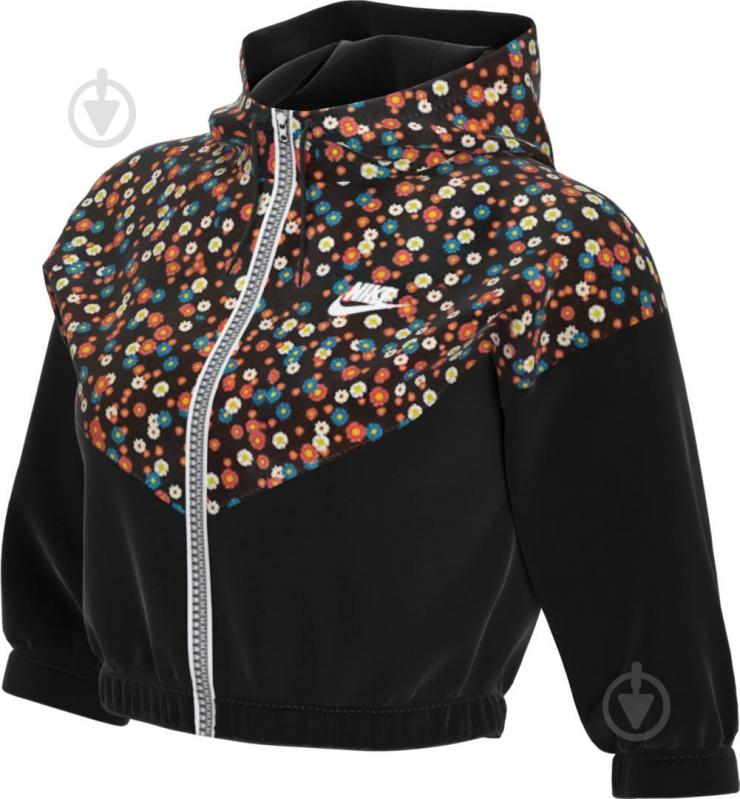 Джемпер Nike W NSW HRTG JKT WVN FLORAL CJ2471-010 р. XL черный - фото 3