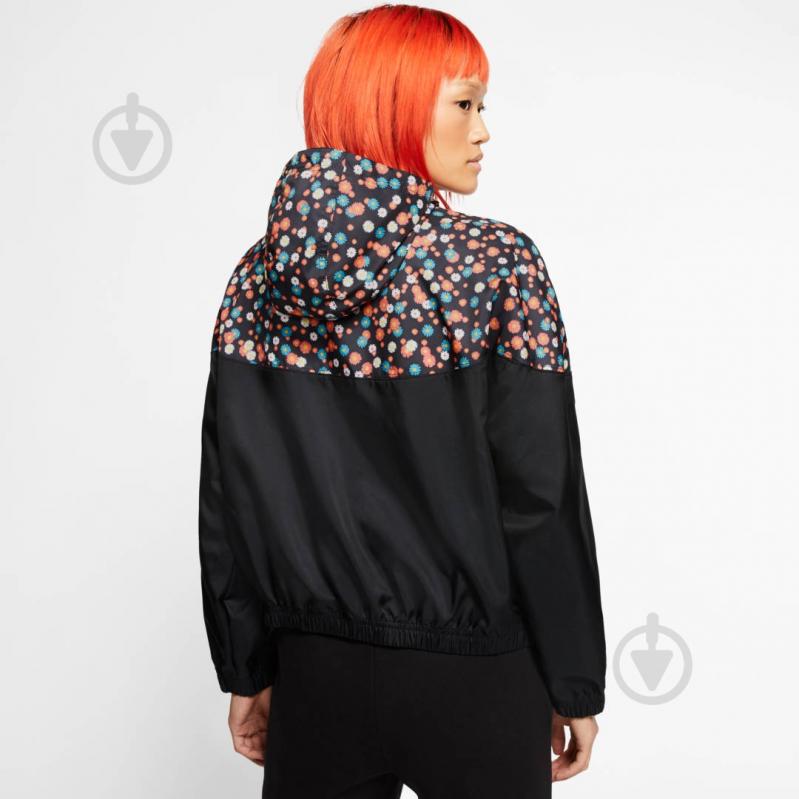 Джемпер Nike W NSW HRTG JKT WVN FLORAL CJ2471-010 р. XL черный - фото 5