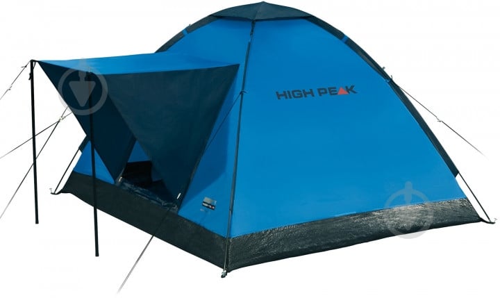 Палатка кемпинговая High Peak Beaver 3 Blue/Grey 10167 - фото 1 Палатка кемпинговая High Peak Beaver 3 Blue/Grey 10167 - фото 1