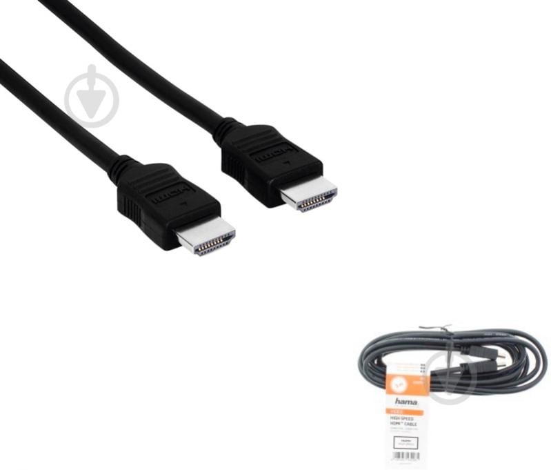 Кабель Hama HDMI - HDMI 3 м черный (205001) - фото 2