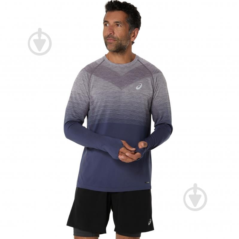 Лонгслив Asics SEAMLESS LS TOP 2011C394-501 р.XL синий - фото 1 Лонгслив Asics SEAMLESS LS TOP 2011C394-501 р.XL синий - фото 1
