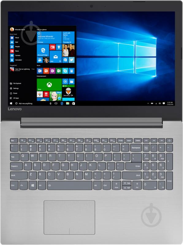 Ноутбук Lenovo IdeaPad 320-15IAP 15,6" (80XR01A5RA) platinum grey - фото 6