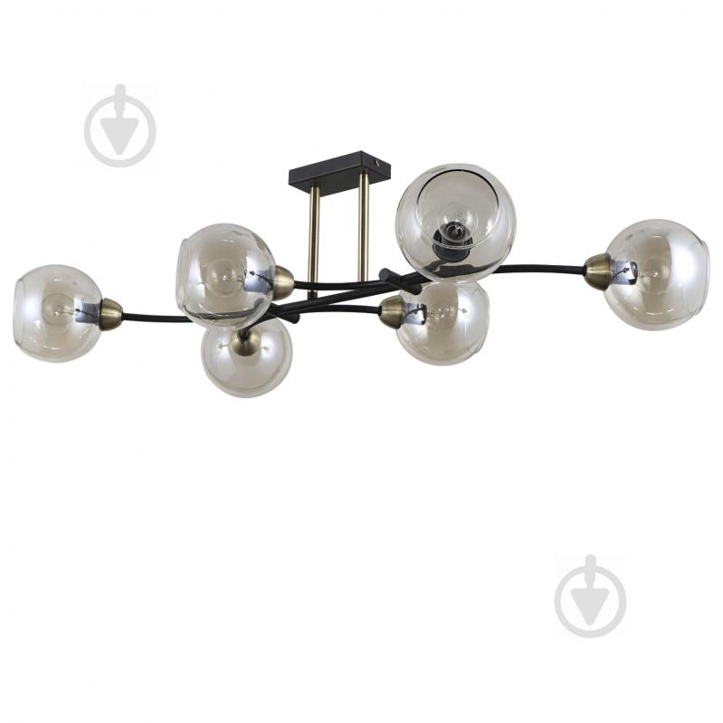 Люстра стельова Victoria Lighting 6x40 Вт E14 бронза/чорний Verde/PL5 - фото 1