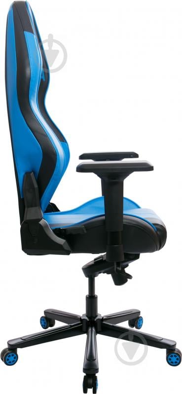 Кресло GT Racer X-3101 Wave Black/Blue черно-синий - фото 3