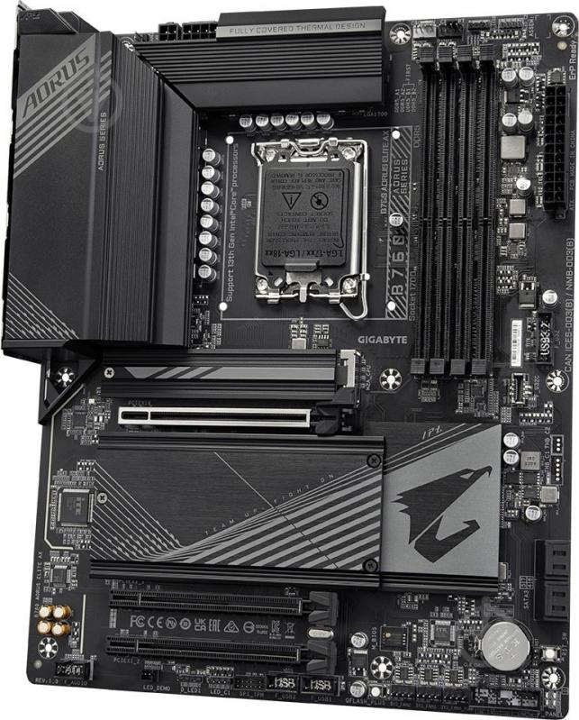 Материнская плата Gigabyte B760 AORUS ELITE (Socket 1700, Intel B760, ATX) - фото 3