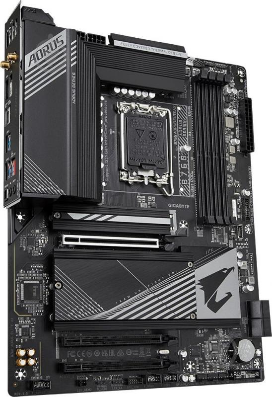 Материнская плата Gigabyte B760 AORUS ELITE (Socket 1700, Intel B760, ATX) - фото 2