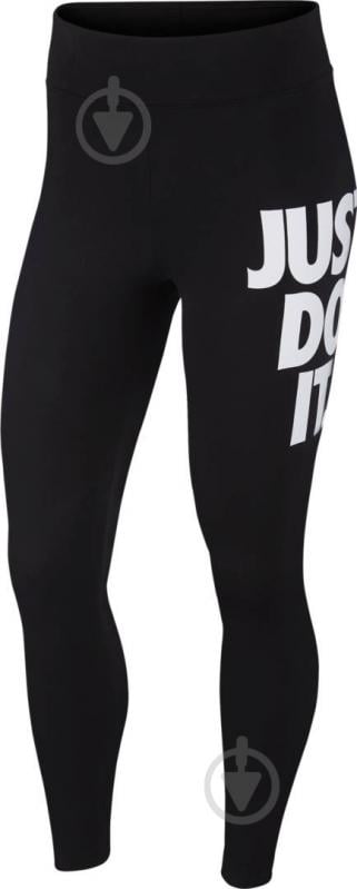 Лосины Nike W NSW LEGASEE LGNG 7/8 HW JDI CJ2657-011 р.XL черный - фото 1