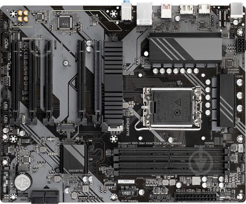 Материнская плата Gigabyte B760 DS3H (Socket 1700, Intel B760, ATX) - фото 5