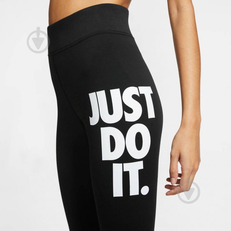 Лосины Nike W NSW LEGASEE LGNG 7/8 HW JDI CJ2657-011 р.XS черный - фото 6