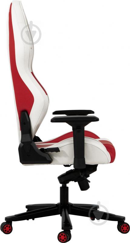 Кресло GT Racer X-3103 Wave White/Red бело-красный - фото 2